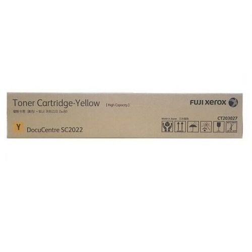Fuji Xerox CT203027 Yellow Genuine Toner Cartridge