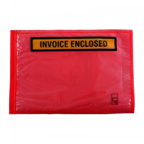 Cumberland Packaged Envelope Invoice Enclosed Red 165 x 115 - Box of 1000 Cumberland Packaged Envelope Invoice Enclosed Red 165 x 115 - Box of 1000