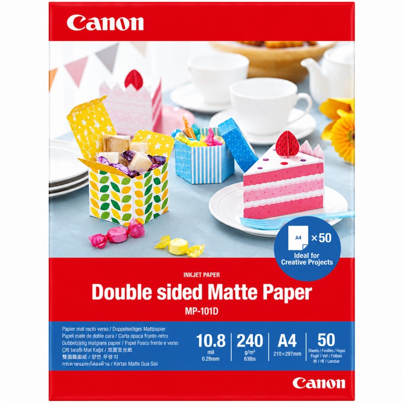 Canon MP-101DA4 A4 Matte Double Sided Paper Canon MP-101DA4 A4 Matte Double Sided Paper