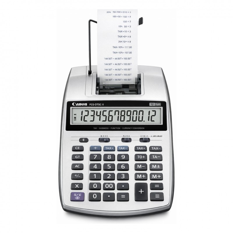 Canon P23-DTSC II 12 Digit Printing Calculator Canon P23-DTSC II 12 Digit Printing Calculator