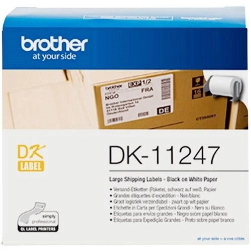 Brother DK-11247 Black on White (Genuine)