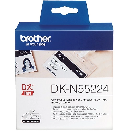 Brother DK-N55224 Black on White (Genuine)