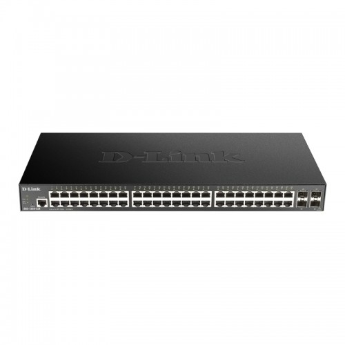 D-Link 52-Port Gigabit Smart Switch with 48 RJ45 and 4 SFP+ 10G Ports