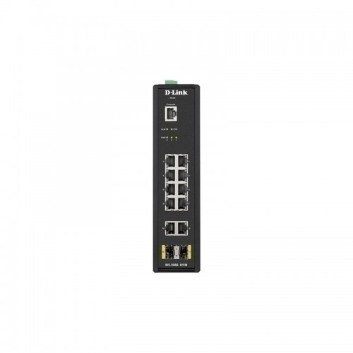 D-Link 12-Port Gigabit Industrial Smart Managed Switch with 2 SFP ports