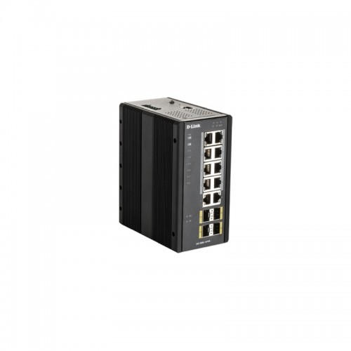 D-Link 14-Port Gigabit Industrial Managed PoE Switch with 4 SFP ports