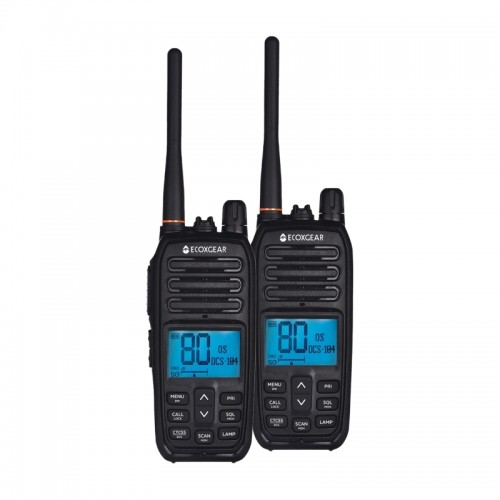 EcoXgear ECOXTALK EXG500 5-Watt Long Range IP67 Handheld UHF Radio Twin Pack (17km) EcoXgear ECOXTALK EXG500 5-Watt Long Range IP67 Handheld UHF Radio Twin Pack (17km)