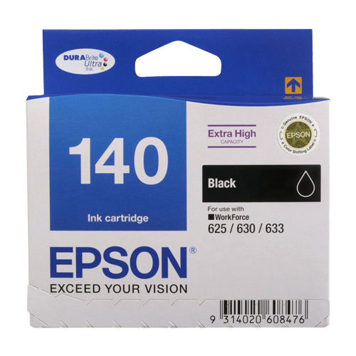 Epson 140 Black Extra High Yield Genuine Ink Cartridge (C13T140192)