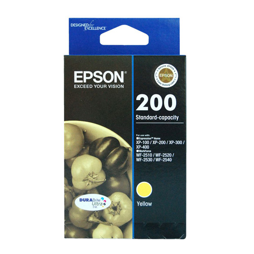 Epson 200 Yellow Ink Cartridge Genuine (C13T200492)