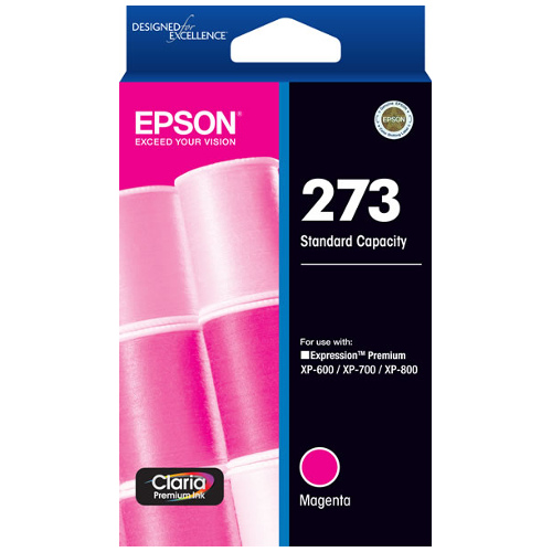 Epson 273 Magenta Genuine Ink Cartridge (C13T273392)