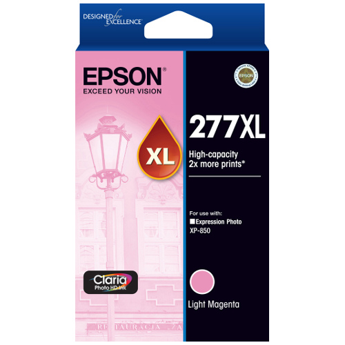 Epson 277XL Light Magenta High Yield Genuine Ink Cartridge (C13T278692)
