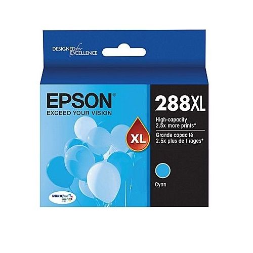 Epson 288XL Cyan High Yield Genuine Ink Cartridge