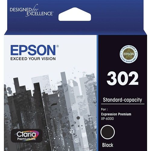 Epson 302 Black Genuine Ink Cartridge