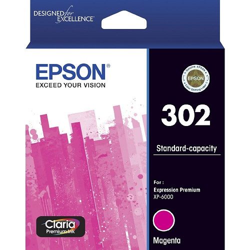 Epson 302 Magenta Genuine Ink Cartridge