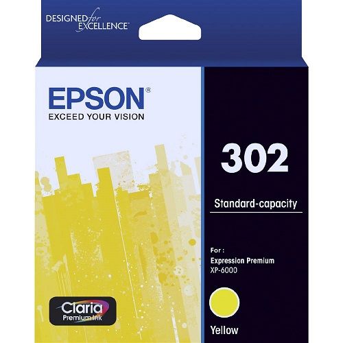 Epson 302 Yellow Genuine Ink Cartridge