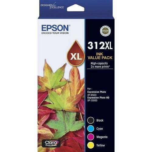 Epson 312XL 4 Pack Value Pack (Genuine)