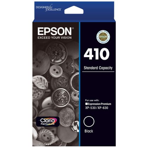 Epson 410 Photo Black Ink Cartridge Genuine
