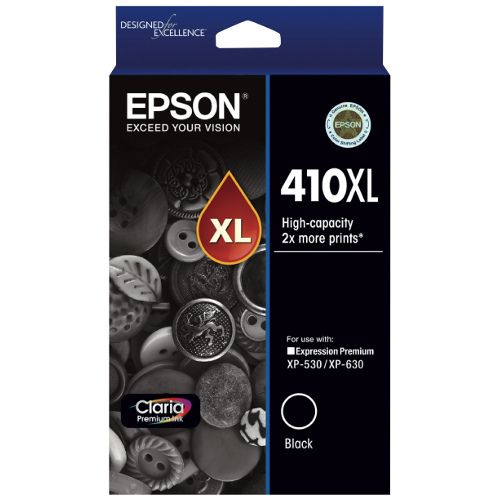 Epson 410XL Black High Yield Genuine Ink Cartridge