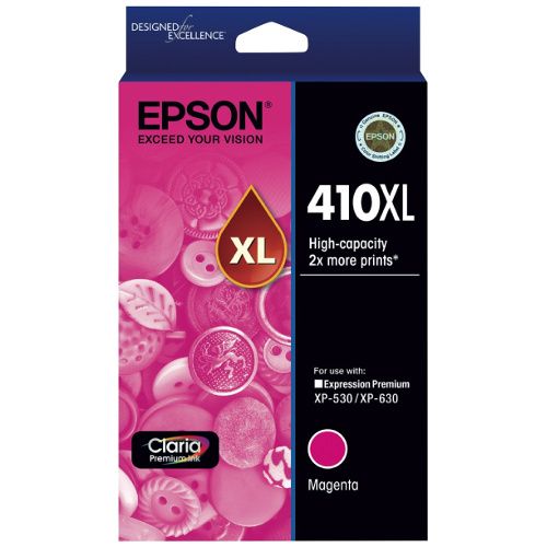 Epson 410XL Magenta High Yield Genuine Ink Cartridge