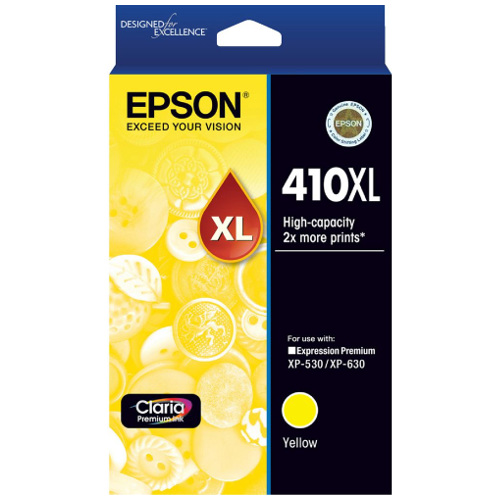 Epson 410XL Yellow High Yield Genuine Ink Cartridge