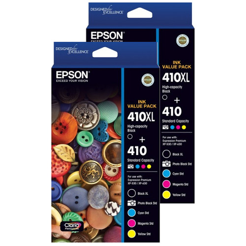 10 Pack Epson 410 Genuine Ink Cartridges