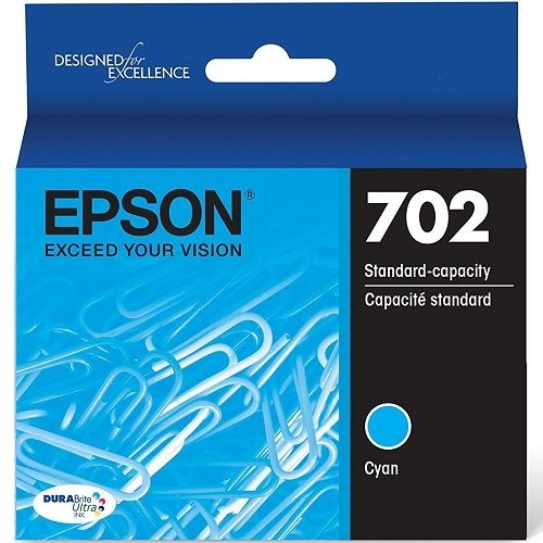 Epson 702 Cyan Genuine Ink Cartridge