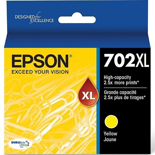 Epson 702XL Yellow High Yield Genuine Ink Cartridge