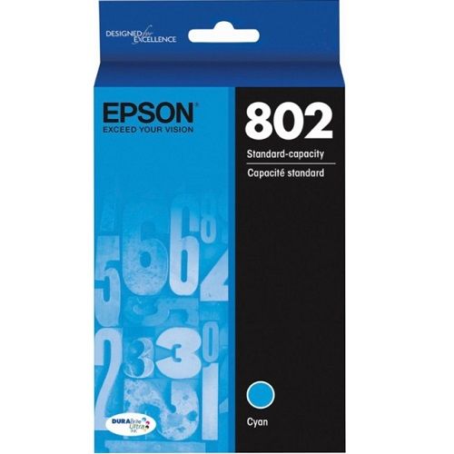 Epson 802 Cyan Genuine Ink Cartridge