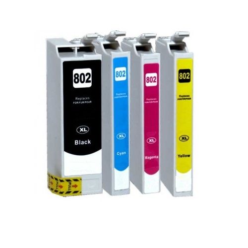 5 Pack Epson Compatible 802XL Ink Cartridges