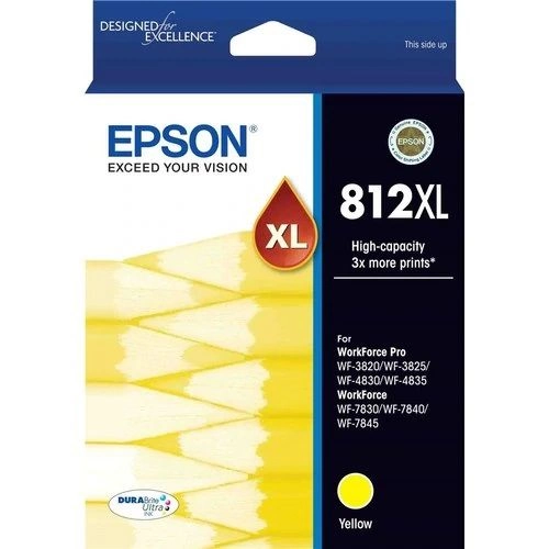 Epson 812XL Yellow High Yield (Genuine)