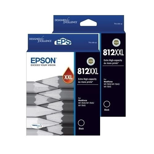 Epson 812XXL 2 Pack Bundle (Genuine)