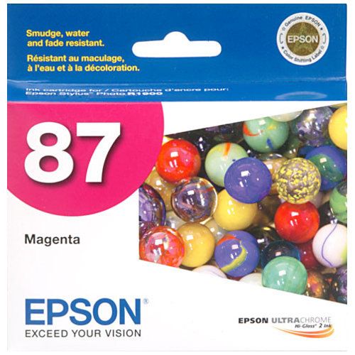 Epson 87 Magenta Genuine Ink Cartridge (T0873)