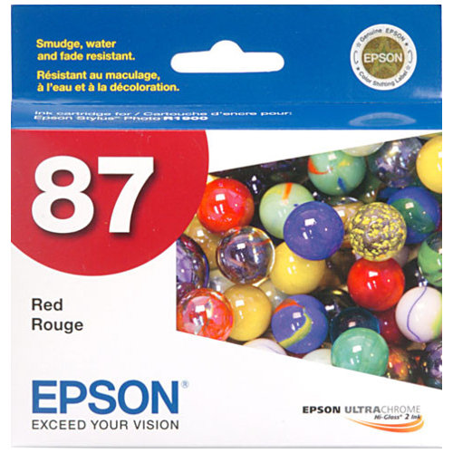 Epson 87 Red Genuine Ink Cartridge (T0877)