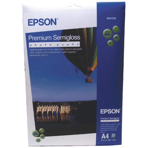 Epson S041332 A4 Premium Semi Gloss Photo Paper