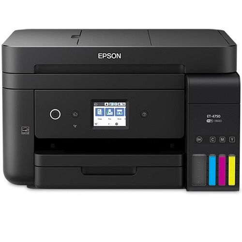 Epson EcoTank WorkForce ET-4750 Multi Function Colour InkJet Wireless Printer + Duplex