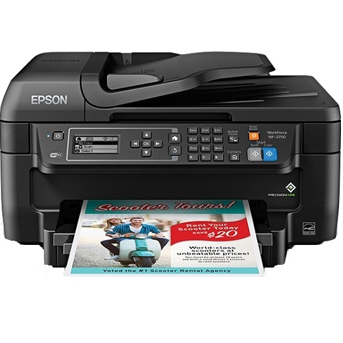 Epson WorkForce WF-2750 Multifunction Colour InkJet Wireless Printer + Duplex