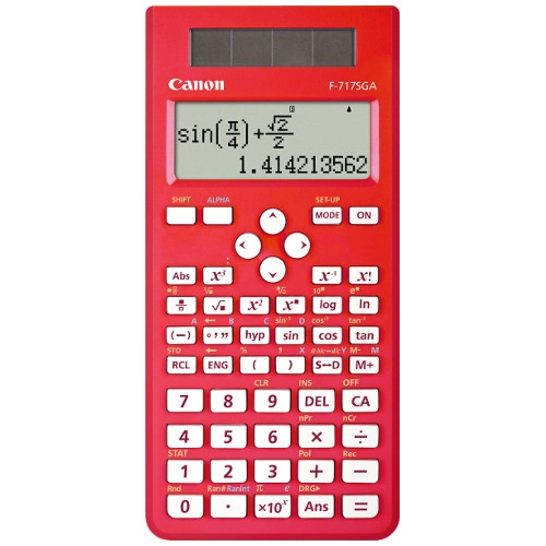 Canon F-717SGA-Red Calculator