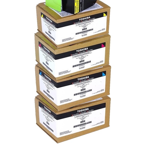 8 Pack Toshiba T-FC338P Genuine Toner Cartridges