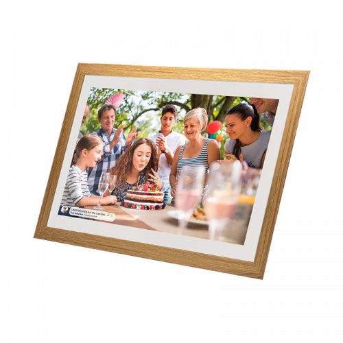 Jackson Frameo 15.6in Smart Photo Frame - White Oak Jackson Frameo 15.6in Smart Photo Frame - White Oak