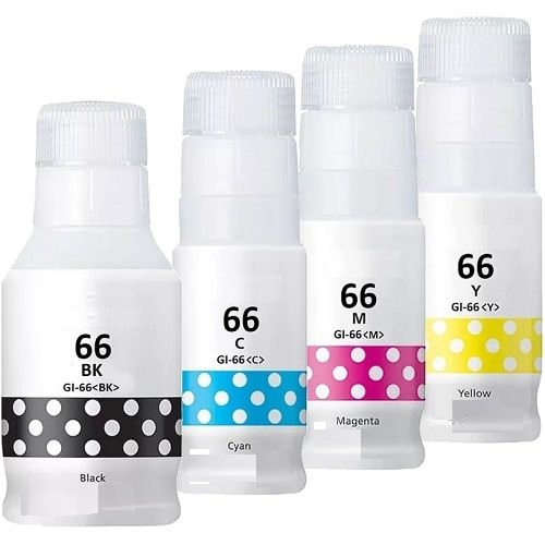 5 Pack Canon Compatible GI-66 Ink Bottles