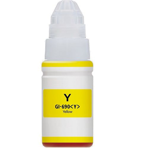Canon Compatible GI-690Y Yellow High Yield Ink Bottle Canon Compatible GI-690Y Yellow High Yield Ink Bottle