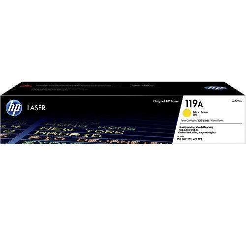 HP 119A Yellow Genuine Toner Cartridge (W2092A)