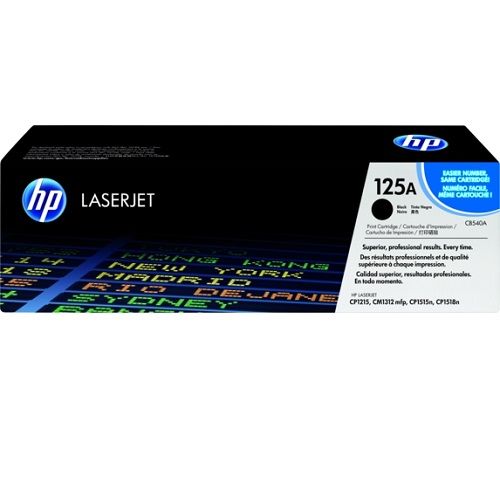 HP 125A Black Genuine Toner Cartridge (CB540A)