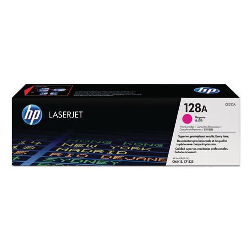 HP 128A Magenta Genuine Toner Cartridge (CE323A)