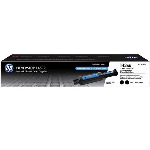2 Pack HP 143A Genuine Toner Cartridges (W1143AD)