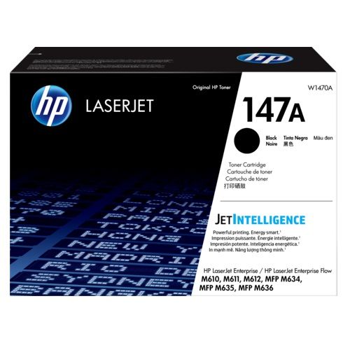 HP 147A Black High Yield Genuine Toner Cartridge (W1470A)