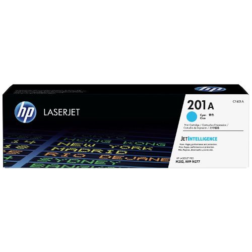HP 201A Cyan Genuine Toner Cartridge (CF401A)