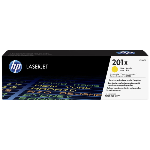 HP 201X Yellow High Yield Genuine Toner Cartridge (CF402X)