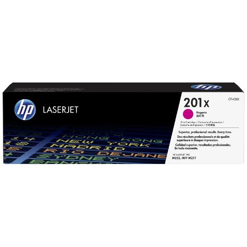 HP 201X Magenta High Yield Genuine Toner Cartridge (CF403X)