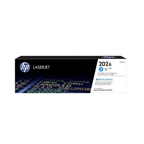 HP 202A Cyan Genuine Toner Cartridge (CF501A)