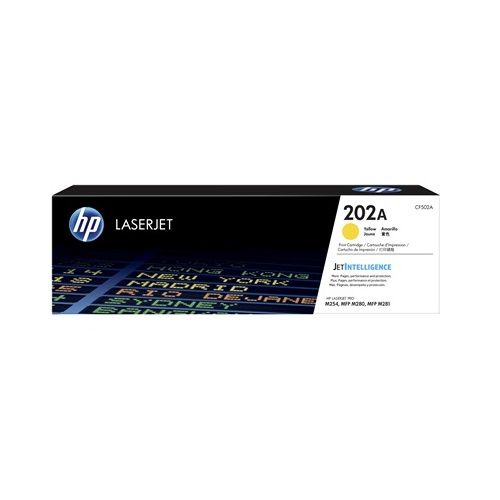 HP 202A Yellow Genuine Toner Cartridge (CF502A)